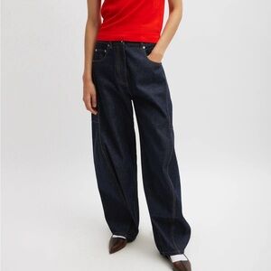 Tibi Sid Indigo Denim Short size 24